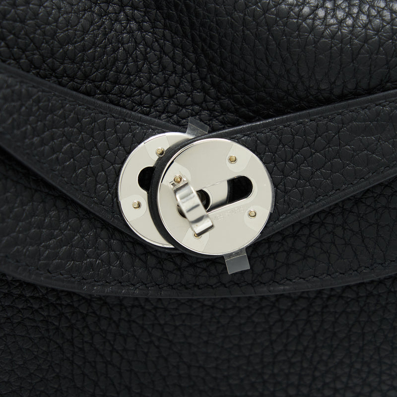 Hermes Lindy 26 Clemence Black SHW Stamp Z