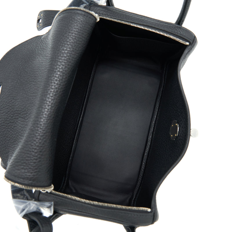 Hermes Lindy 26 Clemence Black SHW Stamp Z