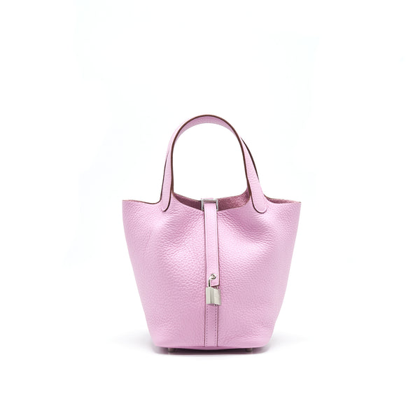 HERMES Picotin Lock 18 Mauve Sylvestre SHW Stamp Z