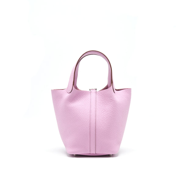 HERMES Picotin Lock 18 Mauve Sylvestre SHW Stamp Z