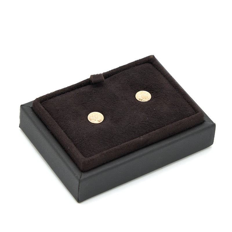 Hermes Ex-Liberia Earrings Very Small Model Rose Gold