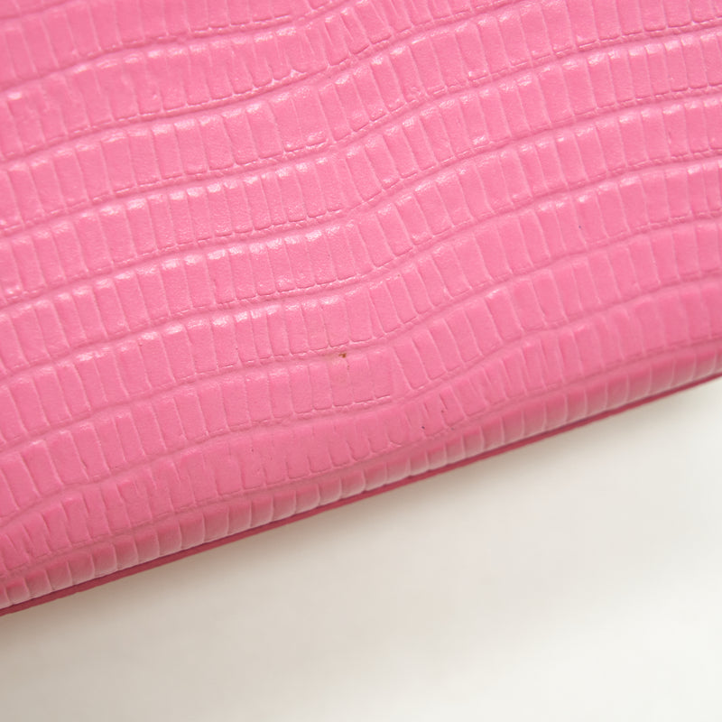 Saint Laurent / YSL Mini Kate Tassel Embossed Calfskin Pink SHW