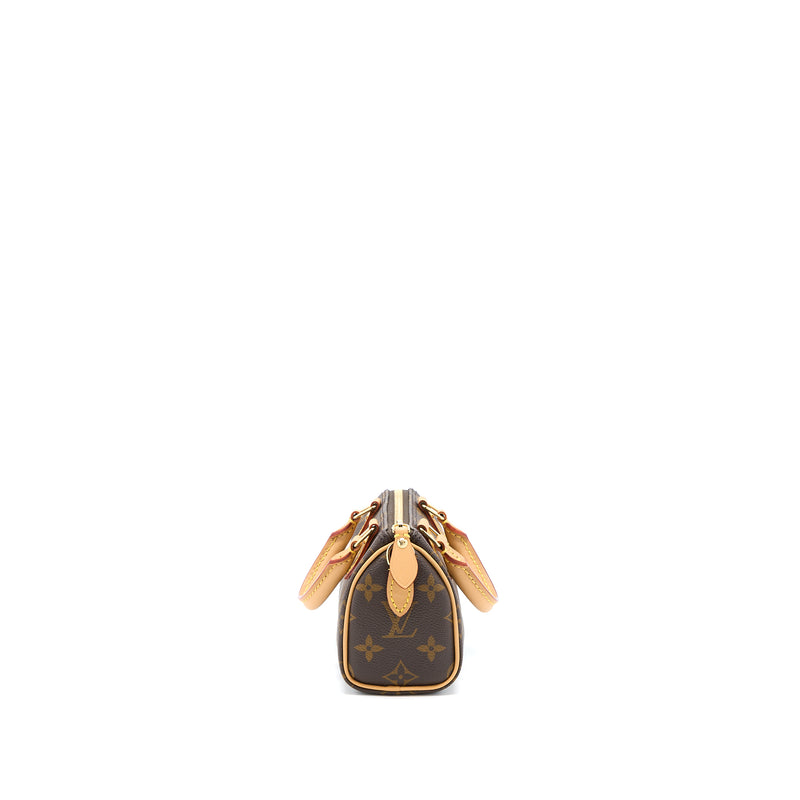 Louis Vuitton Nano Speedy Monogram Canvas GHW (New Version)