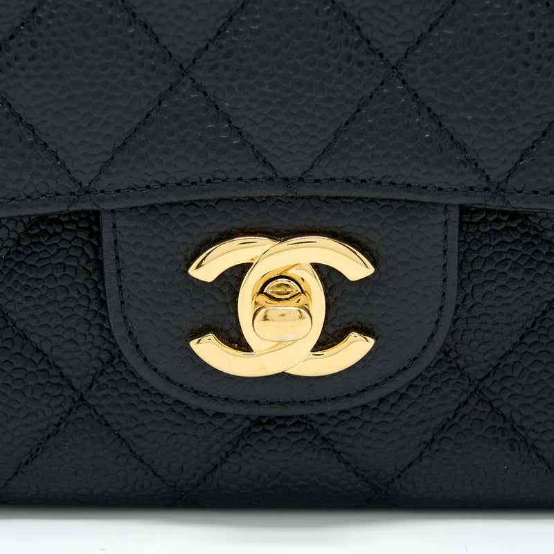Chanel Medium Classic Double Flap Bag Caviar Black GHW