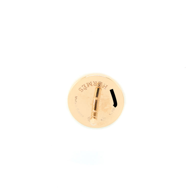 Hermes Ex-Liberia Earrings Very Small Model Rose Gold