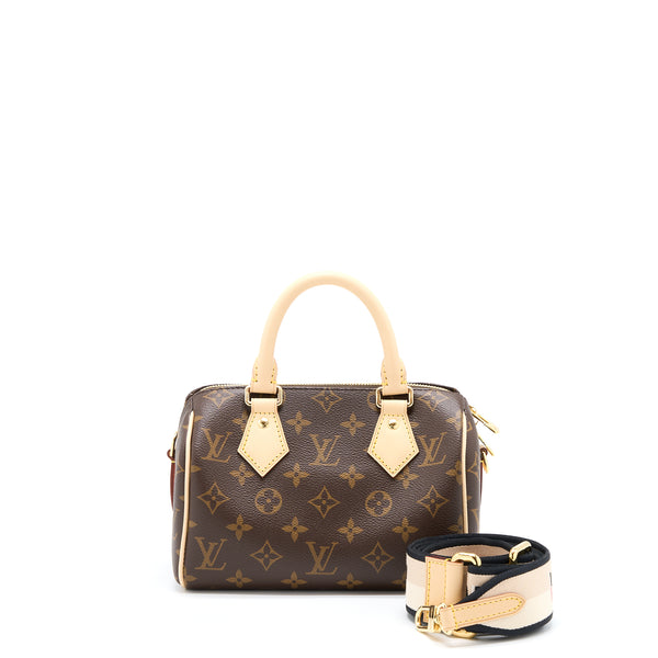 Louis Vuitton Speedy 20 Bandouliere Monogram Canvas GHW