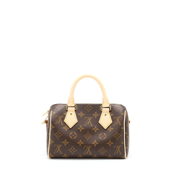 Louis Vuitton Speedy 20 Bandouliere Monogram Canvas GHW
