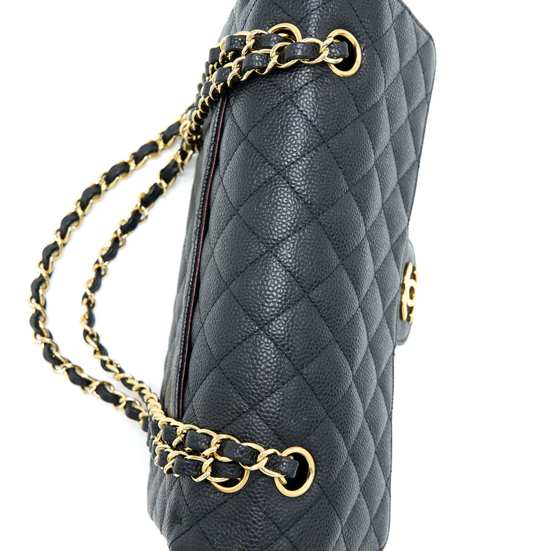 Chanel Medium Classic Double Flap Bag Caviar Black GHW