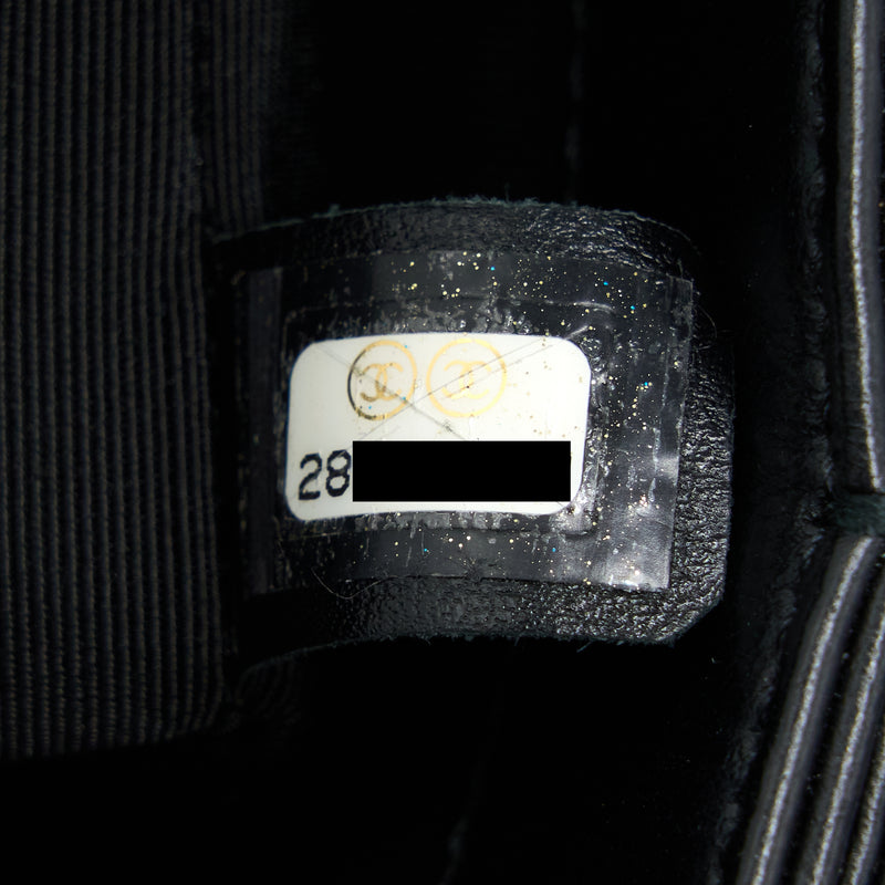 Chanel Seasonal Top Handle Flap Bag Calfskin Black GHW