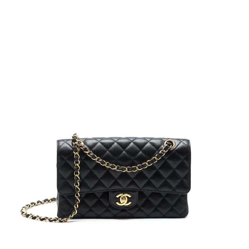 Chanel Classic Double Flap Medium Black Caviar GHW