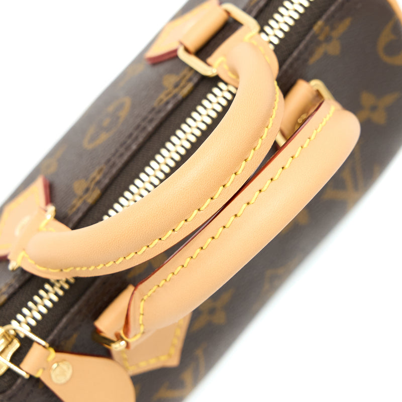 Louis Vuitton Nano Speedy Monogram Canvas GHW (New Version)