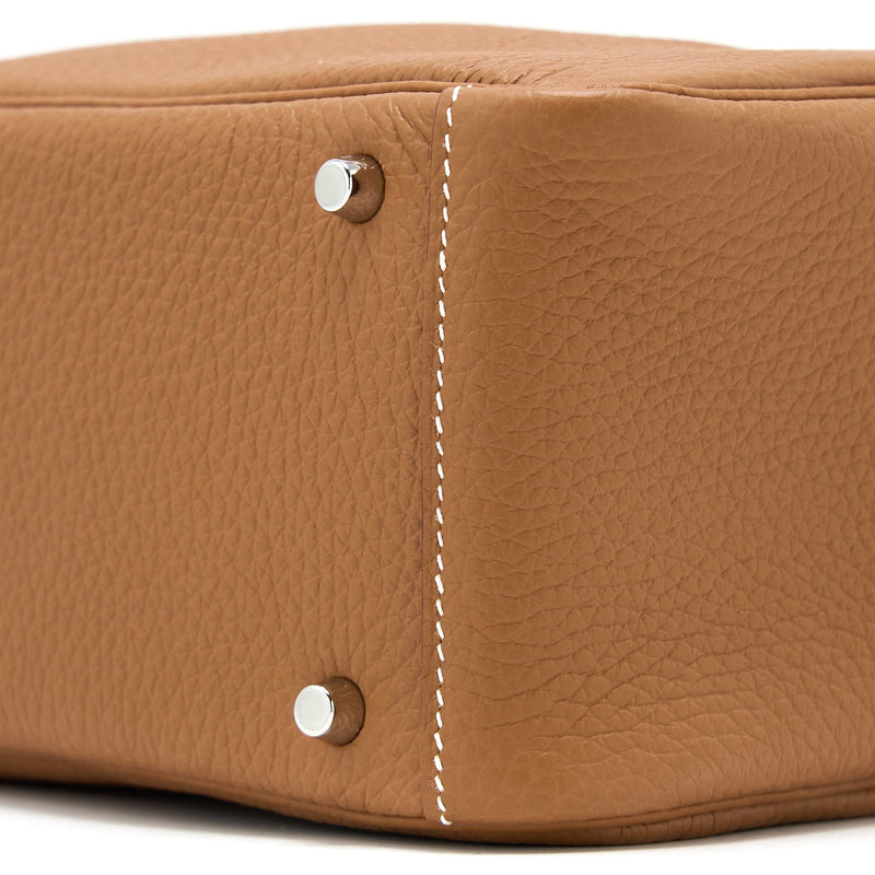 Hermes Mini Lindy Clemence Gold SHW Stamp U