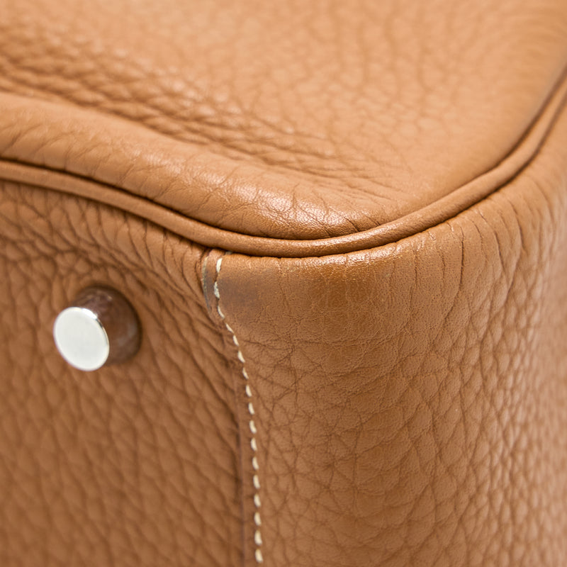 Hermes Lindy 30 Gold Clemence SHW Stamp T