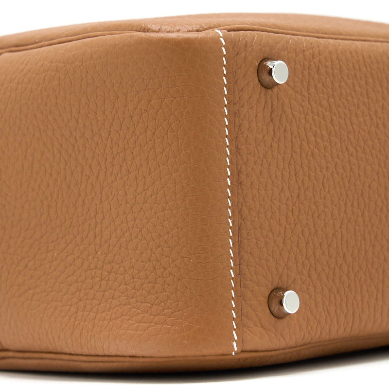 Hermes Mini Lindy Clemence Gold SHW Stamp U
