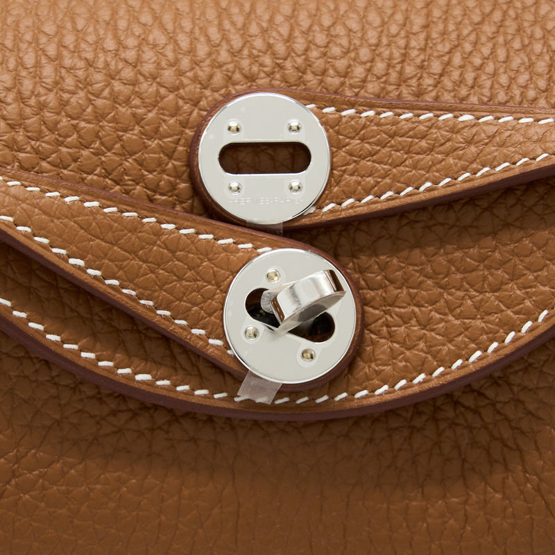 Hermes Mini Lindy Clemence Gold SHW Stamp U