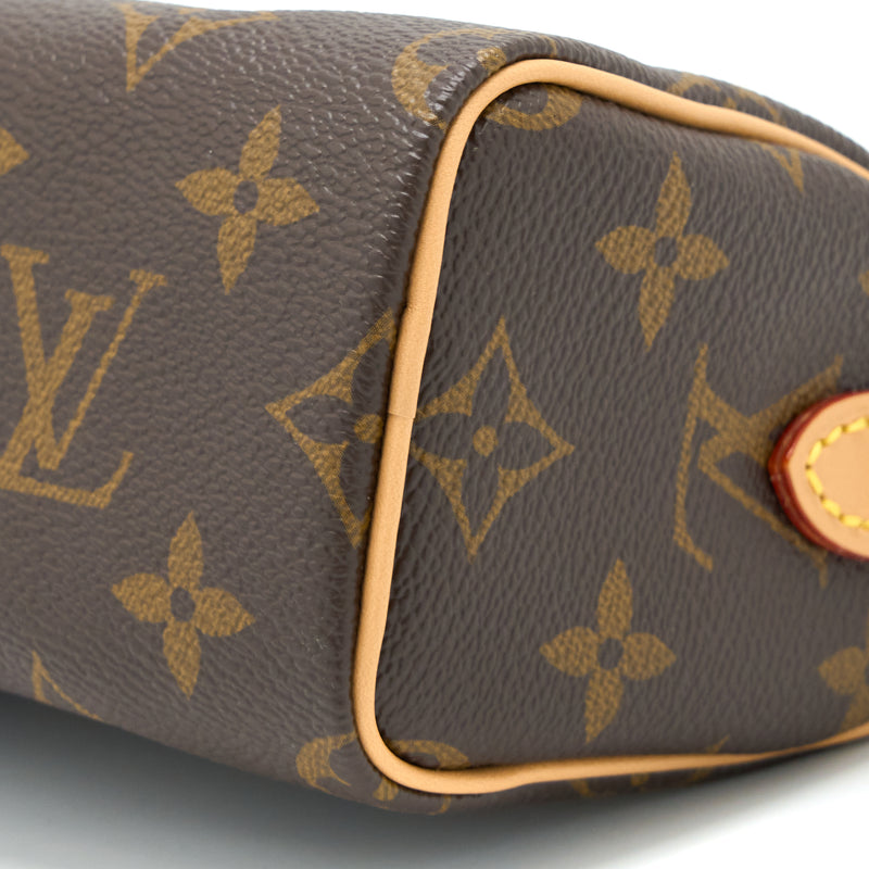Louis Vuitton Nano Speedy Monogram Canvas GHW (New Version)