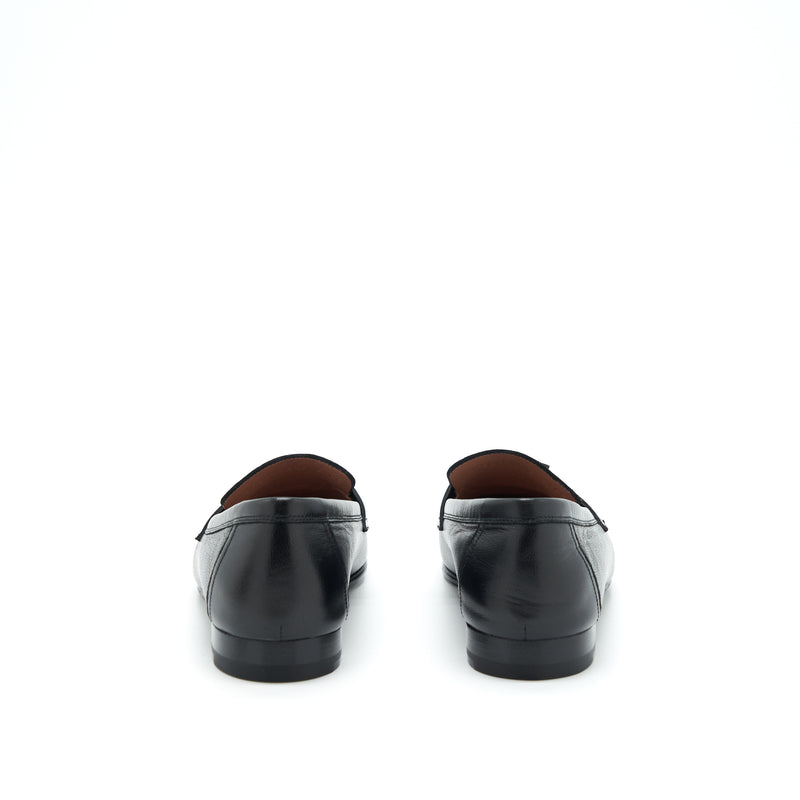 Hermes Size 38.5 Paris Loafer Black SHW