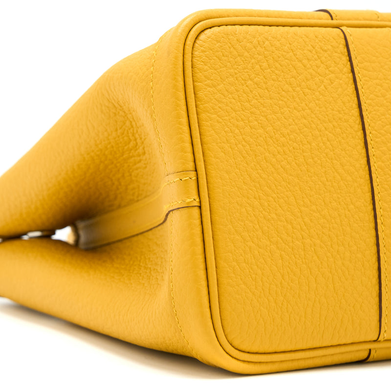 Hermes Garden Party 30 Country Jaune Amber 9D SHW Stamp Y