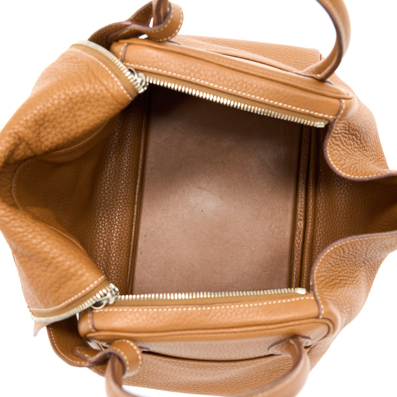 Hermes Lindy 30 Gold Clemence SHW Stamp T