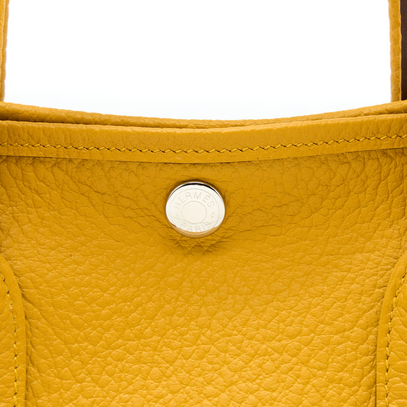 Hermes Garden Party 30 Country Jaune Amber 9D SHW Stamp Y