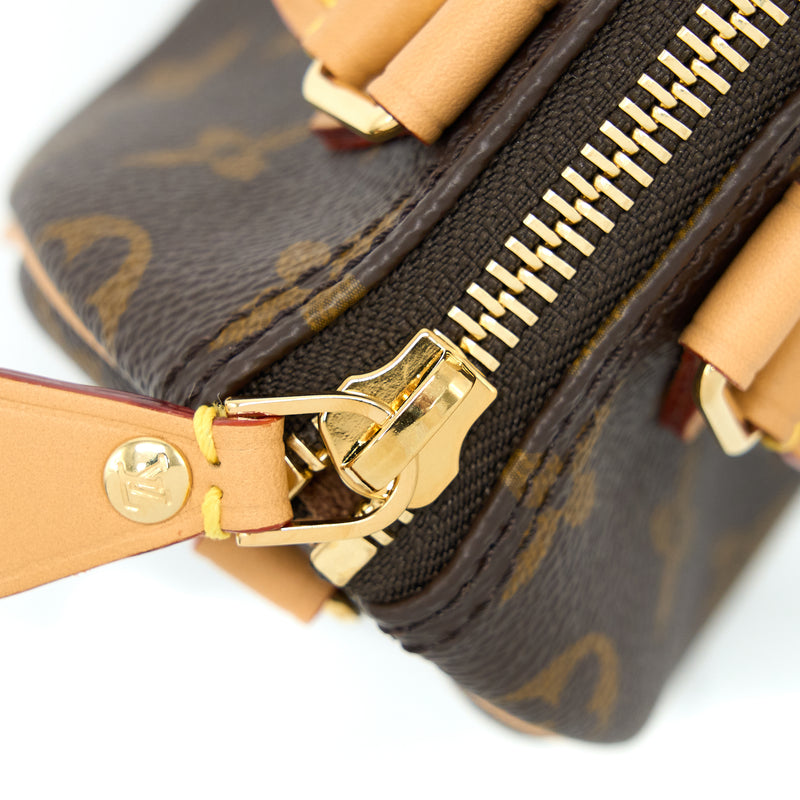 Louis Vuitton Nano Speedy Monogram Canvas GHW (New Version)