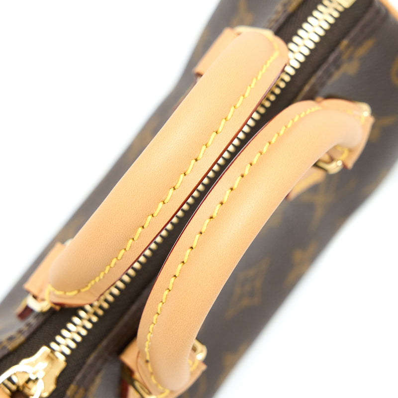 Louis Vuitton Nano Speedy Monogram Canvas GHW (New Version)
