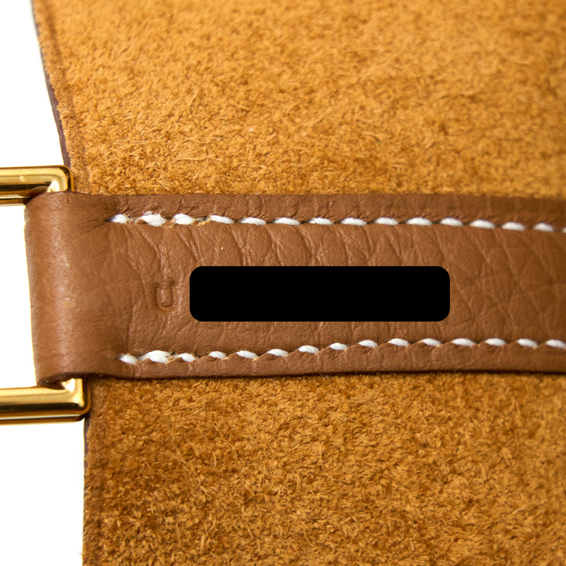 Hermes Picotin 18 Lock Bag Clemence Gold GHW Stamp U