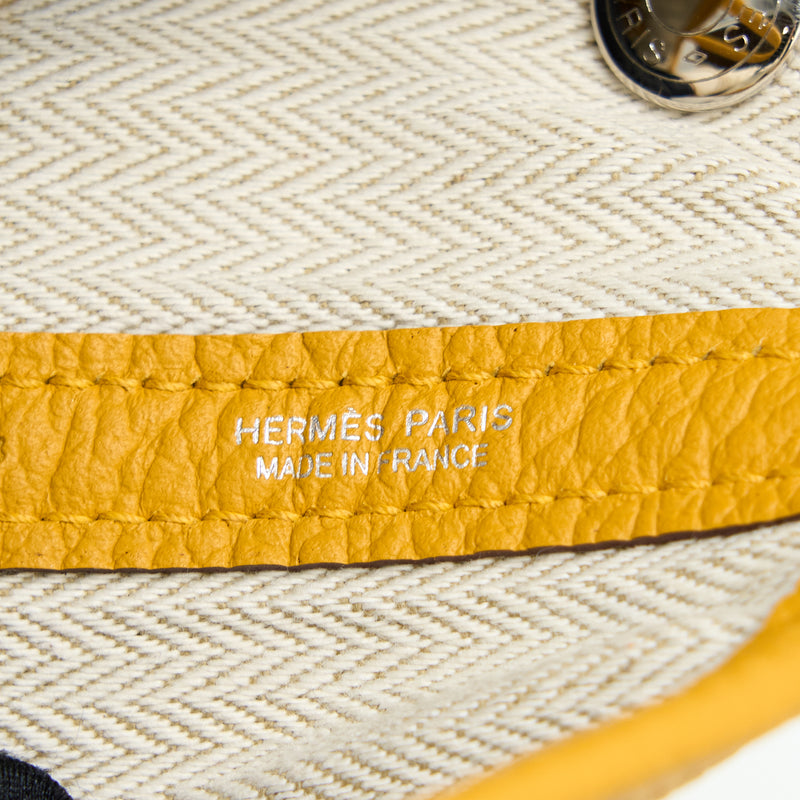 Hermes Garden Party 30 Country Jaune Amber 9D SHW Stamp Y