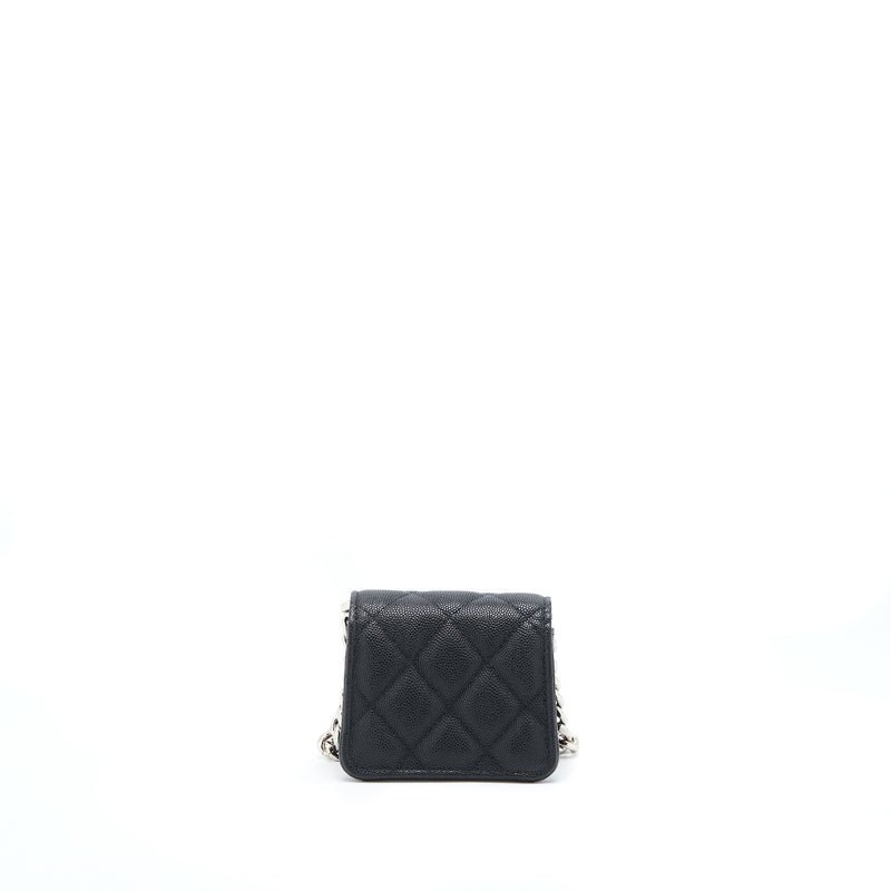 Chanel Clutch With Chain Caviar Black SHW