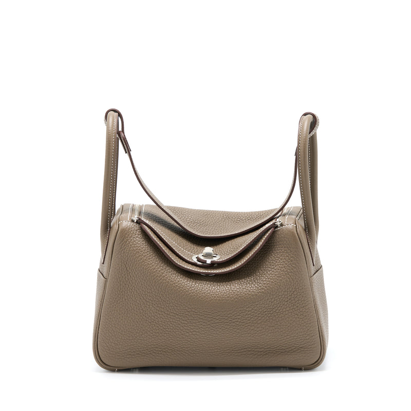 Hermes Lindy 26 Clemence Etoupe SHW Stamp C