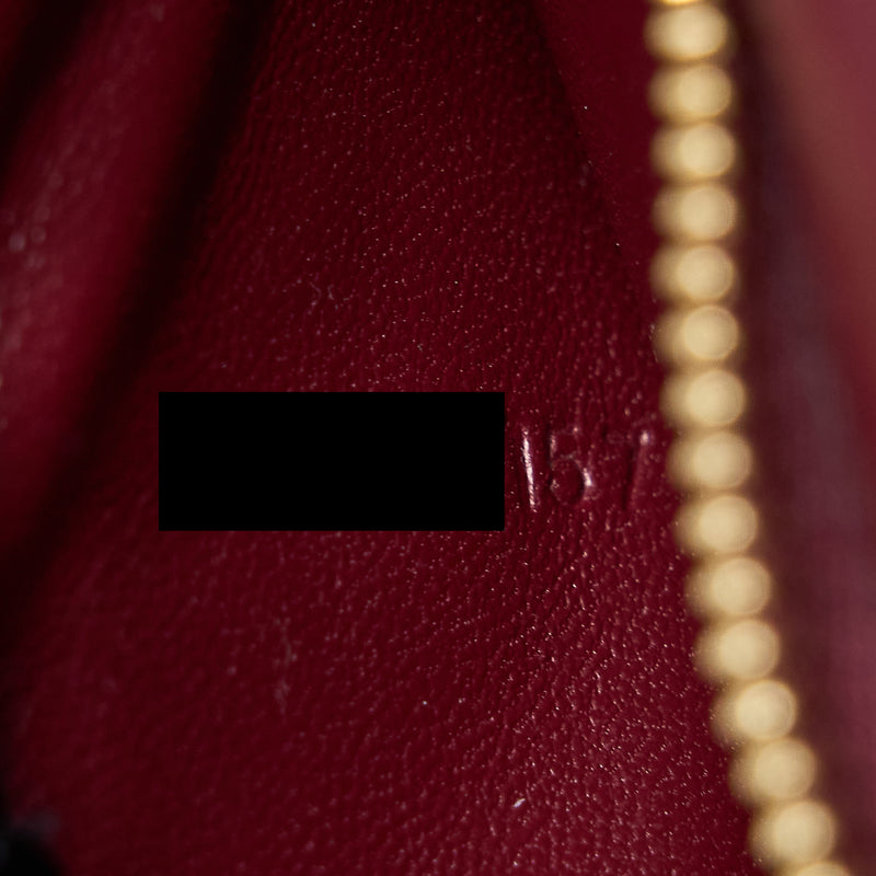 Celine Classic Medium Box Calfskin Burgundy GHW