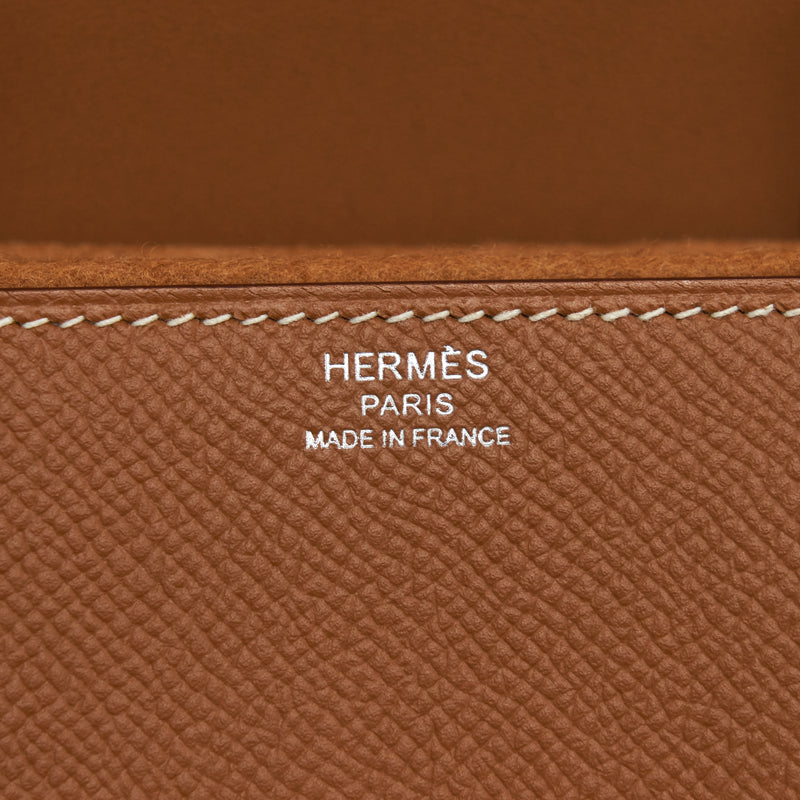 Hermes Della Cavalleria Mini Bag Epsom Gold SHW Stamp Z