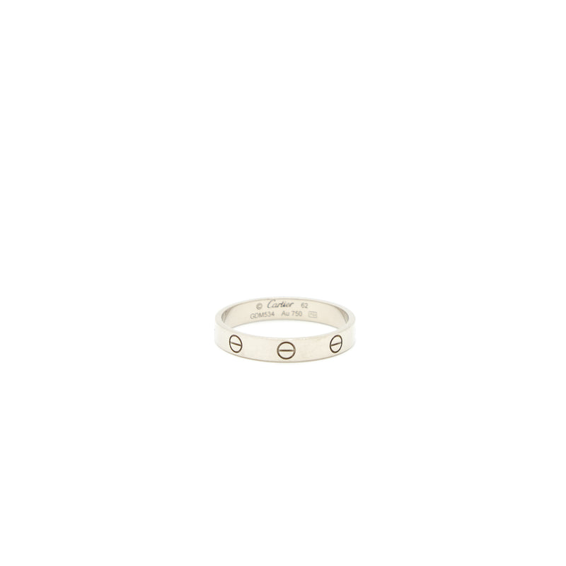 Cartier SIze 62 Love Band 18k White Gold