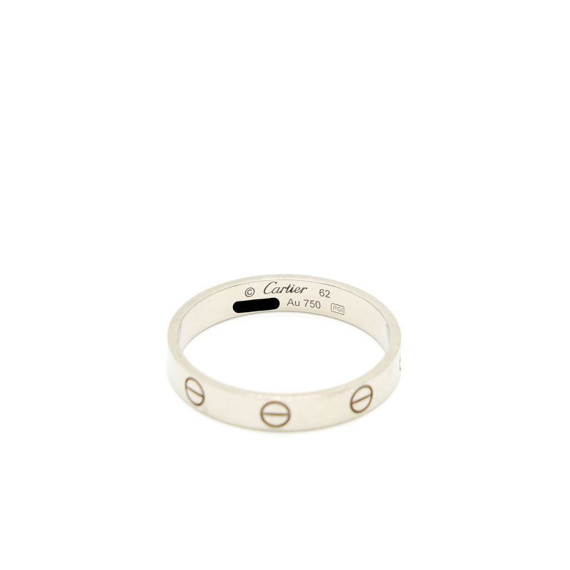 Cartier SIze 62 Love Band 18k White Gold