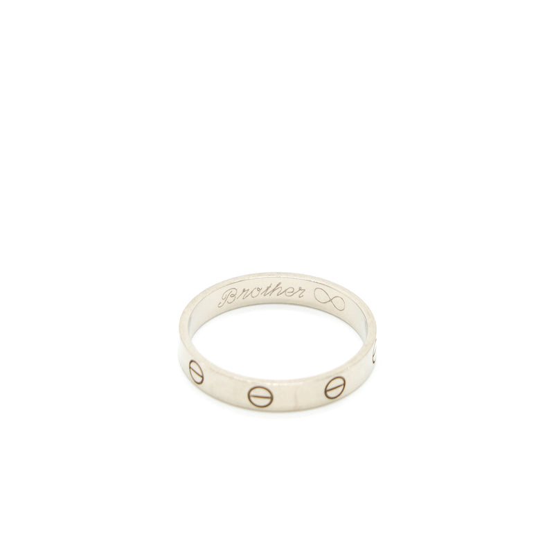 Cartier SIze 62 Love Band 18k White Gold