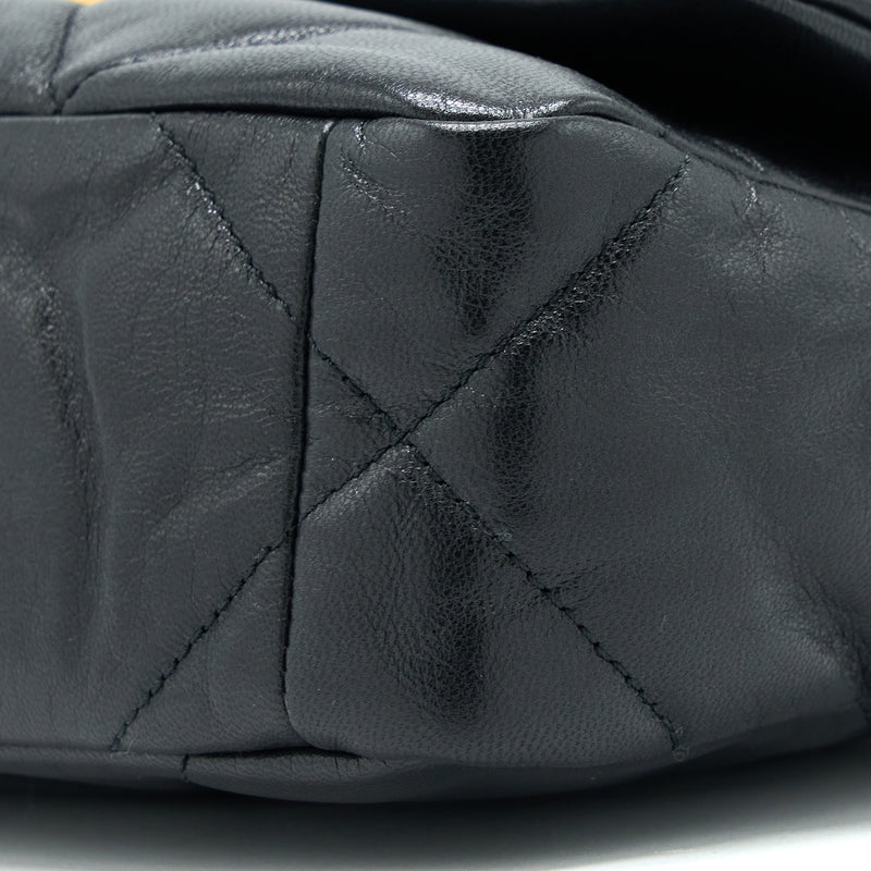 Chanel Small 19 Bag Goatskin Black Multicoloured Hardware