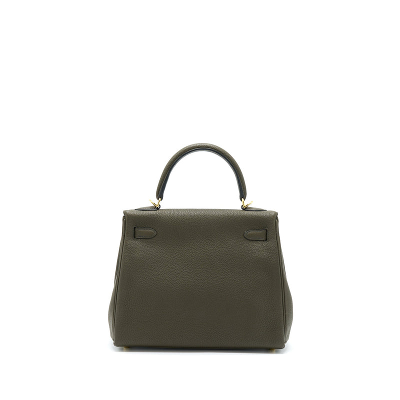 Hermes Kelly 28 Vert de Gris Togo leather GHW