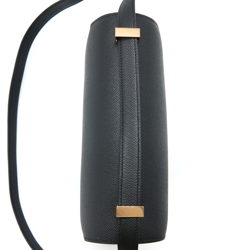 Hermes Constance 24 Epsom Black RGHW Stamp C