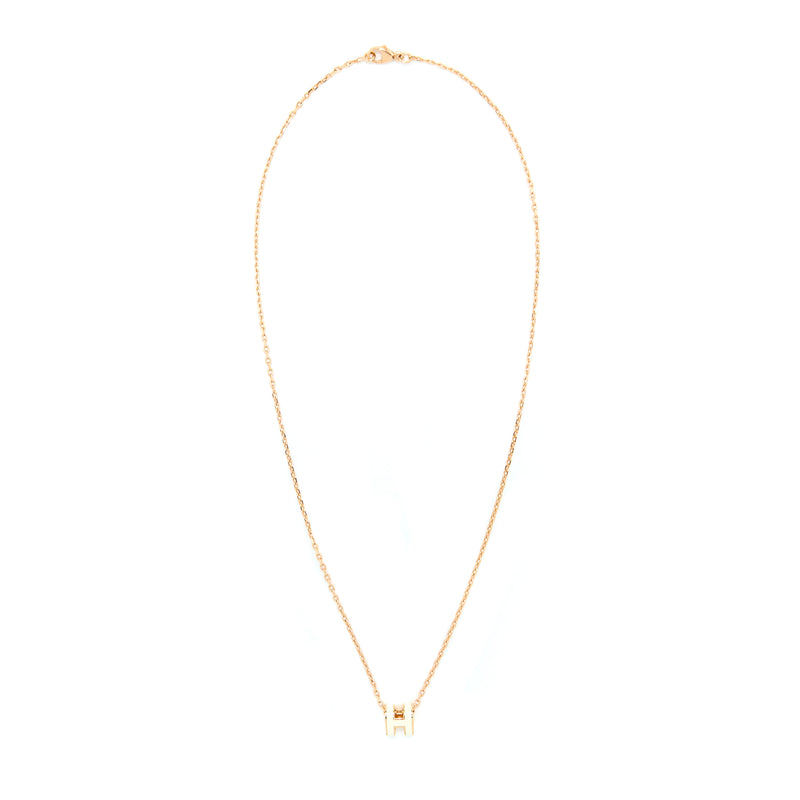 Hermes Mini Pop H Blanc RGHW