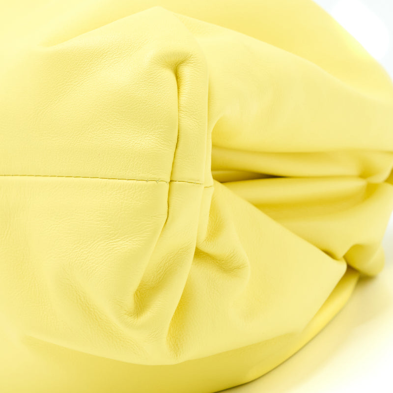 Bottega Veneta Clutch Calfskin Yellow