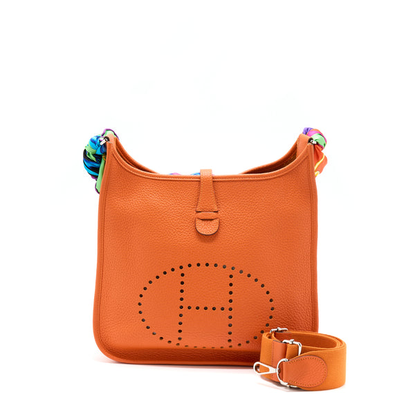 Hermes Evelyne 29 Clemence 9J Feu SHW Stamp T With An Extra Hermes Scarf