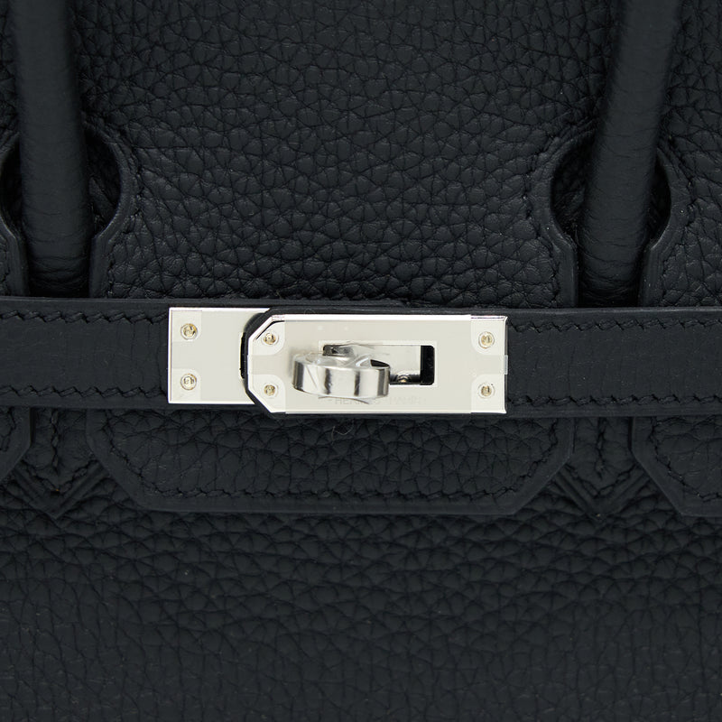 Hermes birkin 25 Togo Black SHW Stamp U