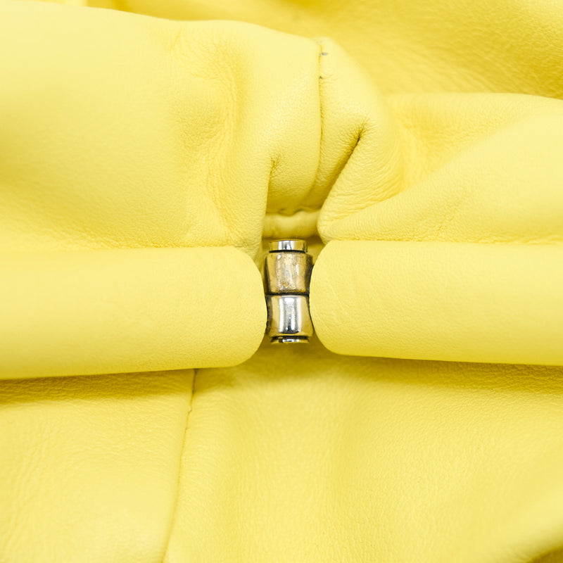 Bottega Veneta Clutch Calfskin Yellow