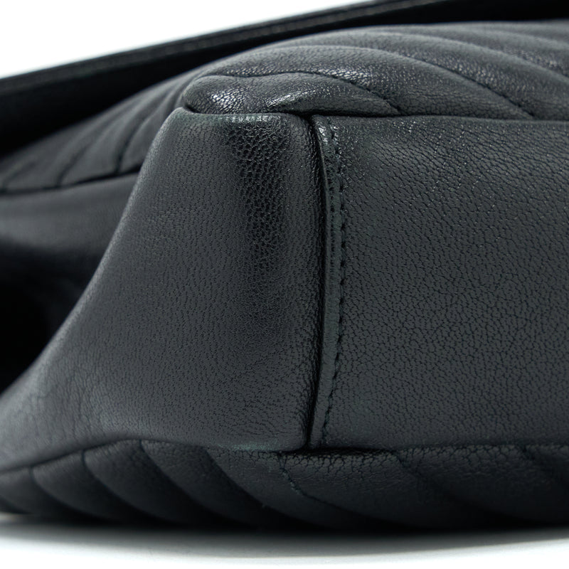 Saint Laurent/YSL Quilted Medium College Bag Lambskin Black Ruthenium Hardware