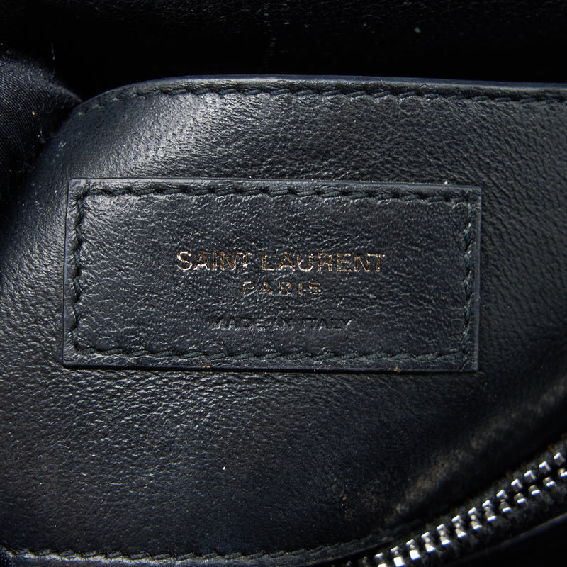 Saint Laurent/YSL Quilted Medium College Bag Lambskin Black Ruthenium