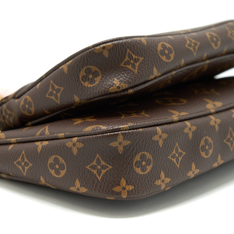 Authentic Louis Vuitton Monogram Cherry Bow Slide Sandals EUR 35.5 w/Box  Used