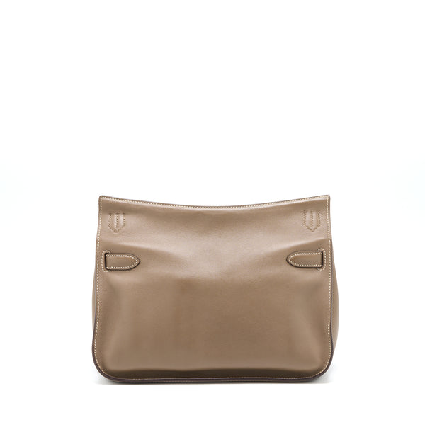 Hermes Jypsiere 28 Swift Etoupe SHW Stamp Square P