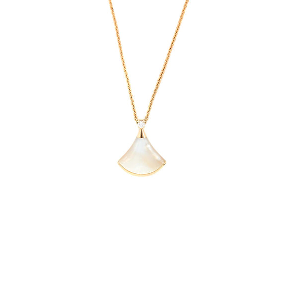 Bvlgari Diva’s Dream Necklace Mother Of Pearl With Diamond Rose Gold