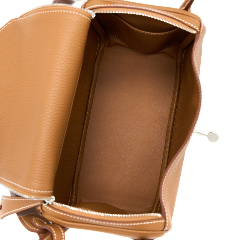 Hermes Lindy 26 Clemence Gold SHW Stamp U