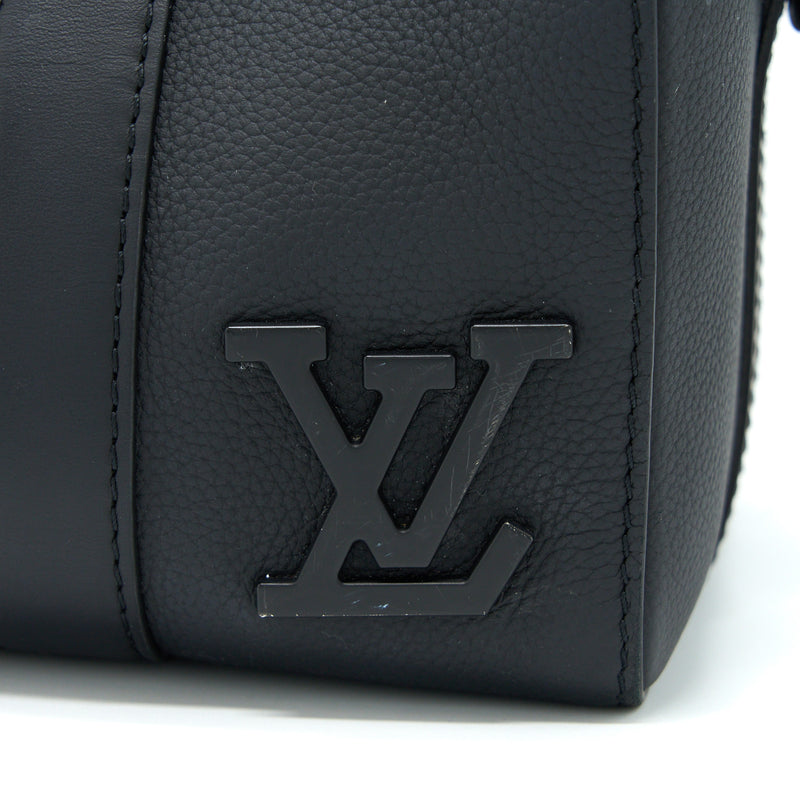 Louis Vuitton City Keepall Grained Calfskin Black with Black Hardware (New Version)